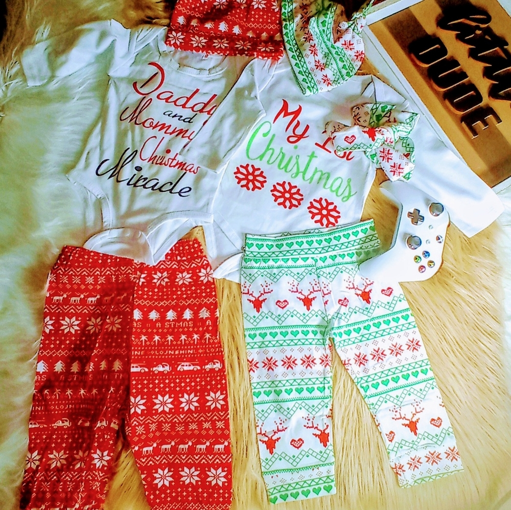 Baby boy Christmas outfit